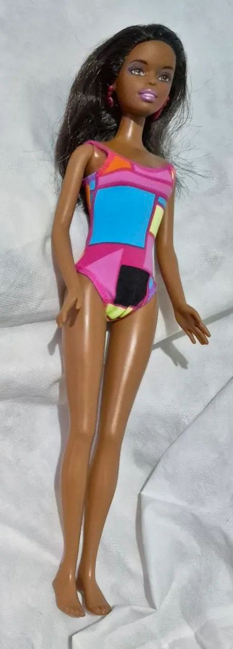 Boneca barbie negra mattel cx47