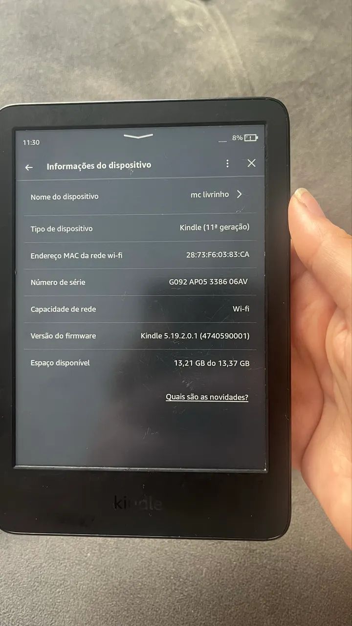 Kindle 11º geração 16 GB - Foto 4
