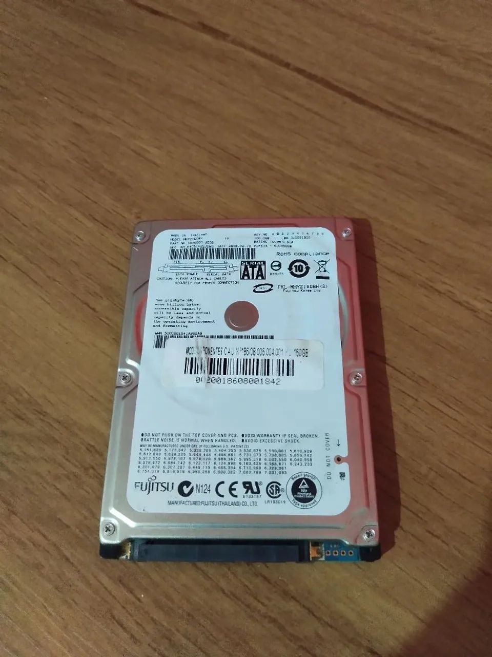 HD Fujitsu 160 GB SATA 2,5" - Funcionando Perfeitamente (Envio) - Foto 4