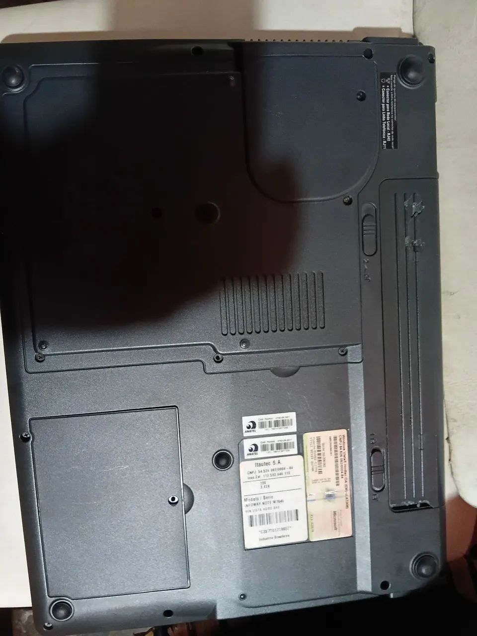 Notebook  pentiun  pra peças ( no estado) - Foto 4