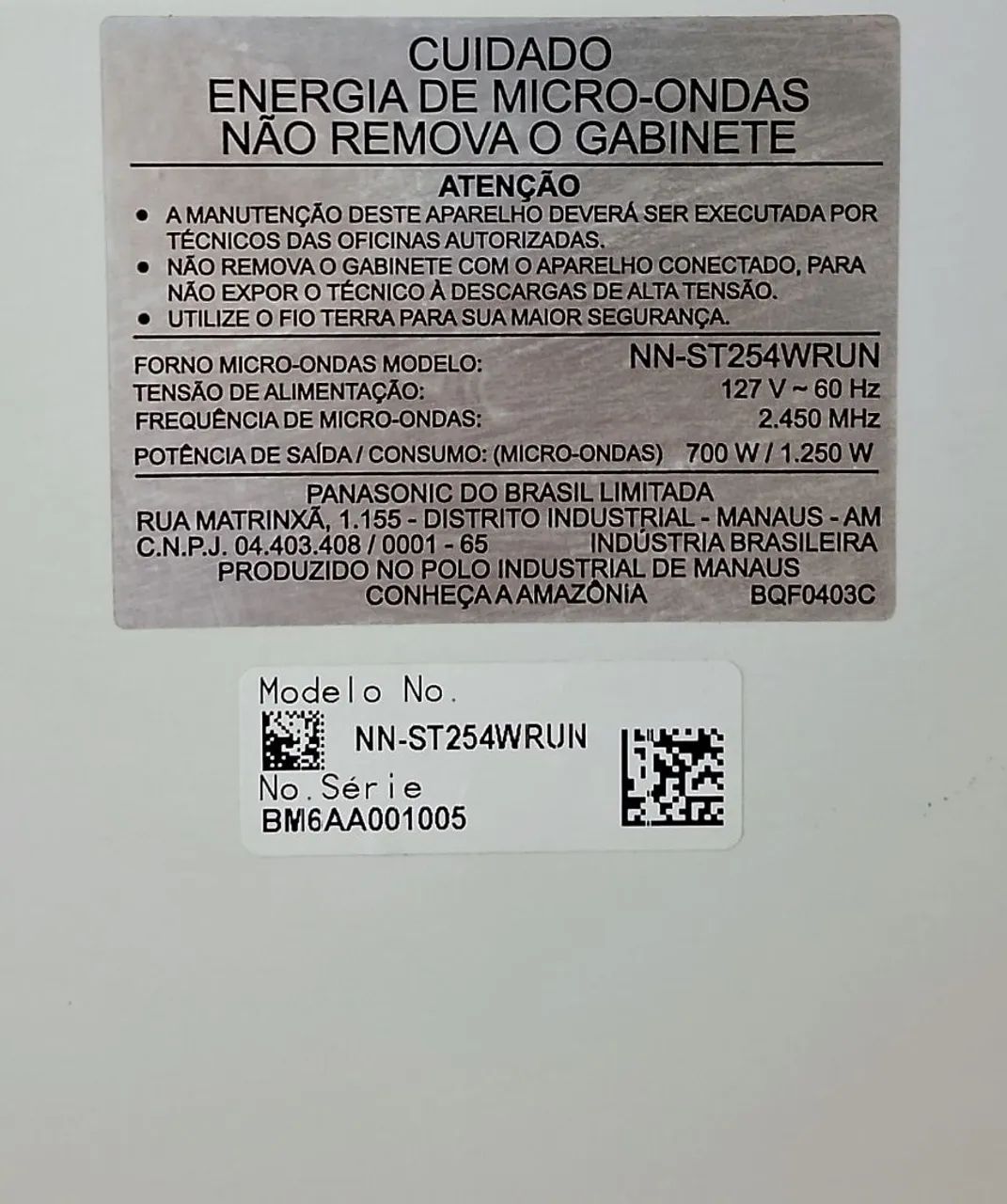 Microondas Panasonic - Bom estado  - Foto 5