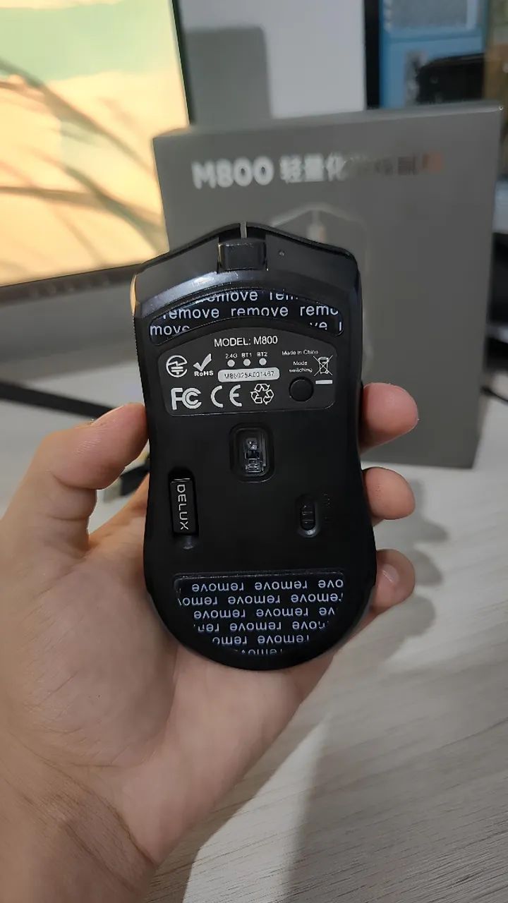 Mouse Delux M800PRO RGB (NOVO) - Foto 2