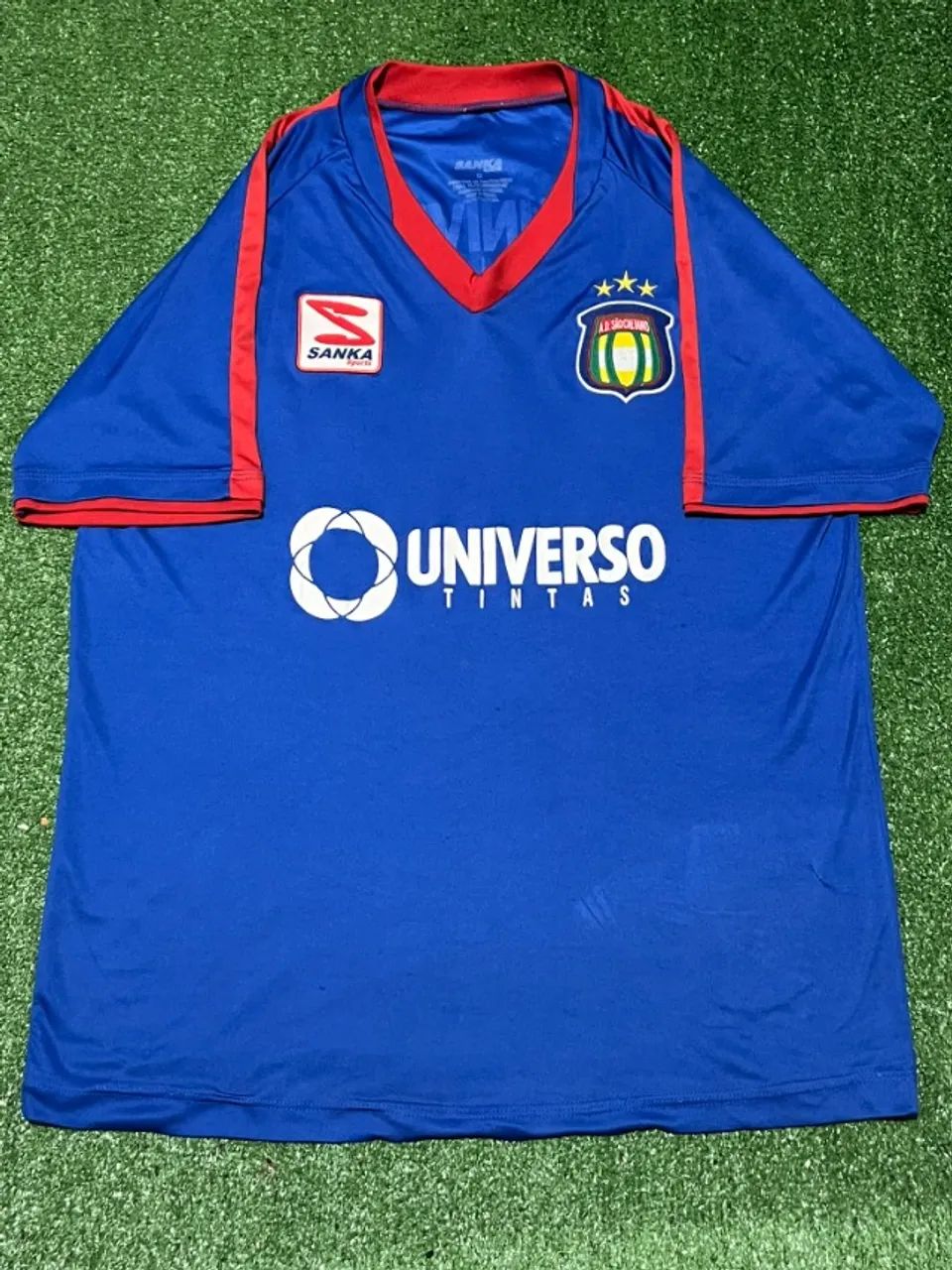 Camisa São Caetano Home 2016 #18 Usada em Jogo