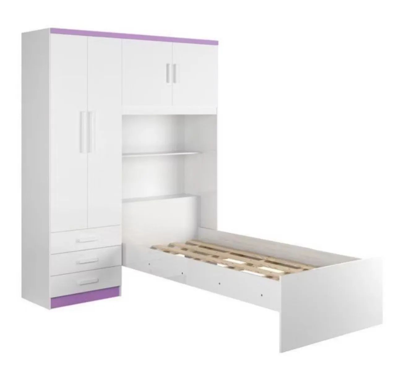 Guarda roupa com cama conjugada  - Foto 2