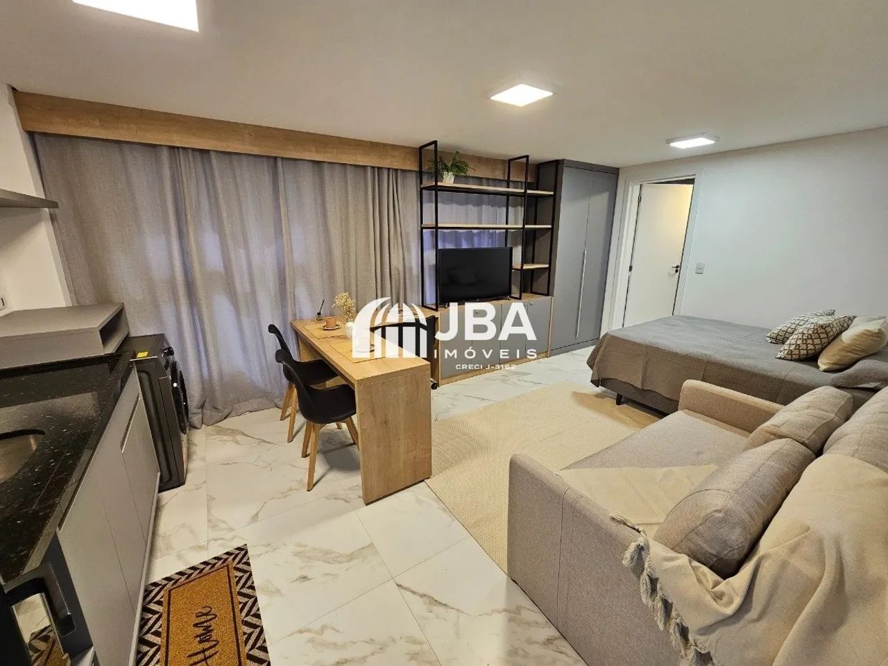 APTO/STUDIO TOTALMENTE MOBILIADO E DECORADO - Foto 4