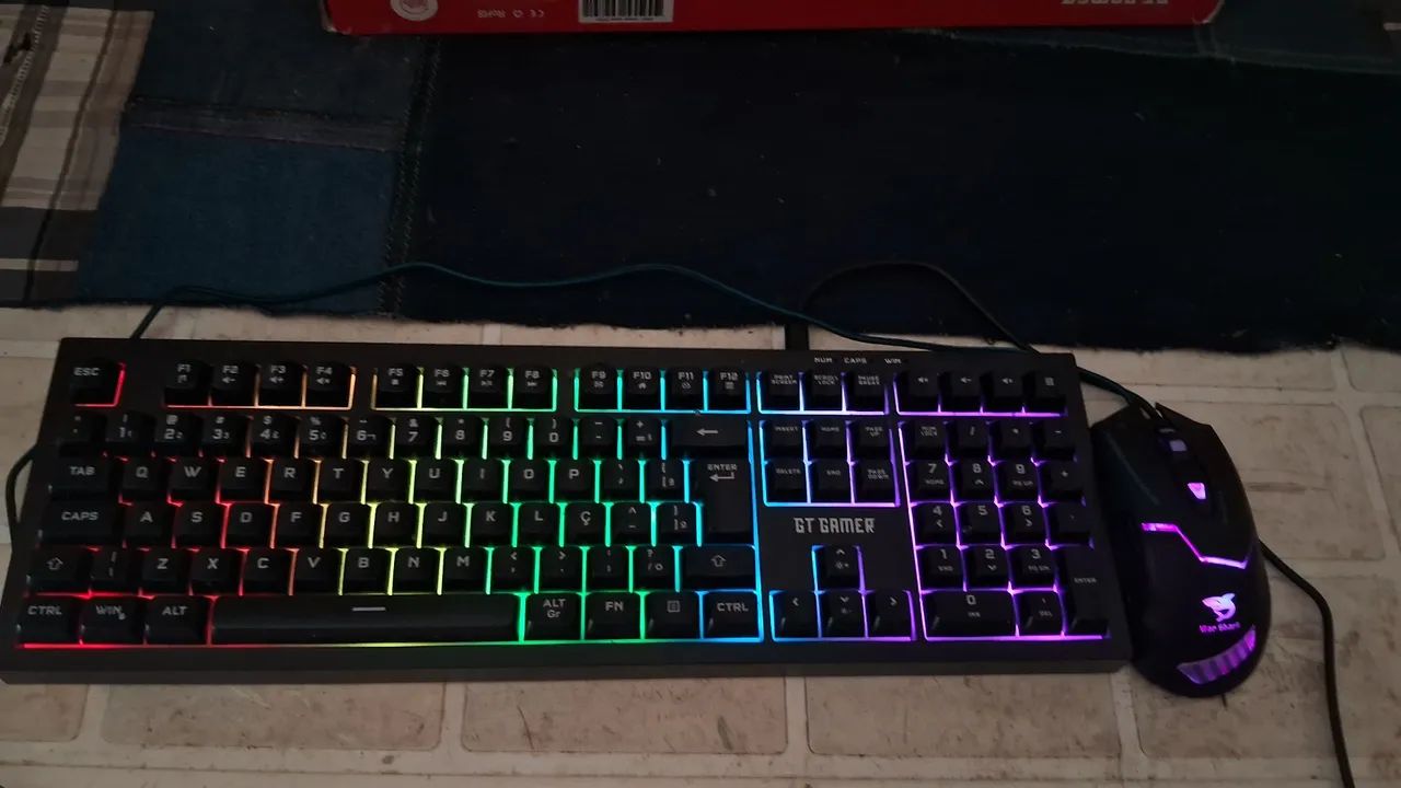 Kit teclado e mouse gamer e mobilador  - Foto 2