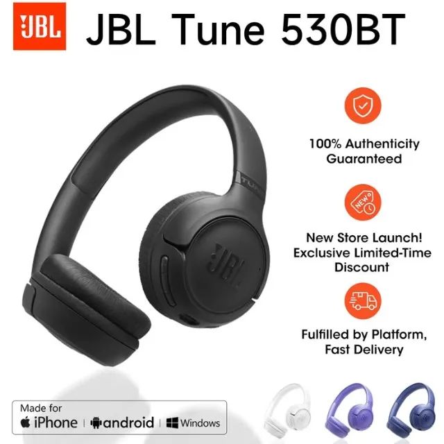 HEADPHONE JBL TUNE 530BT - Foto 3