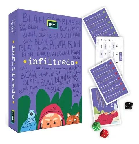 Jogo de cartas Infiltrado - Grok Party game LACRADO