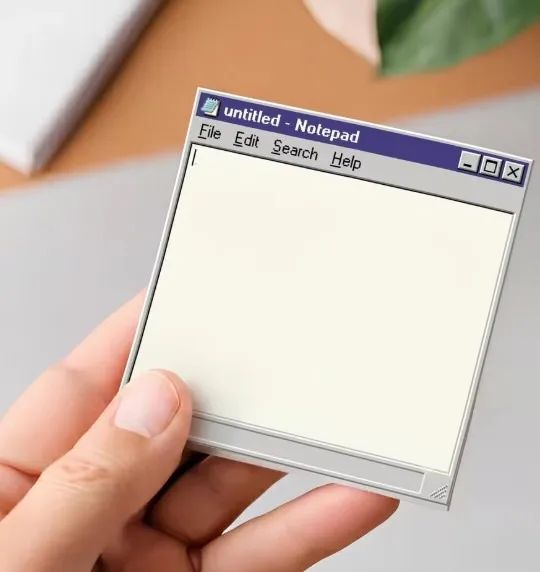 2 Pacotes de Bloco de Notas com 100 Folhas - Formato Windows Antigo - Foto 2