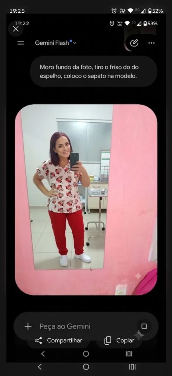 Pijama estampado em microfibra  - Foto 4