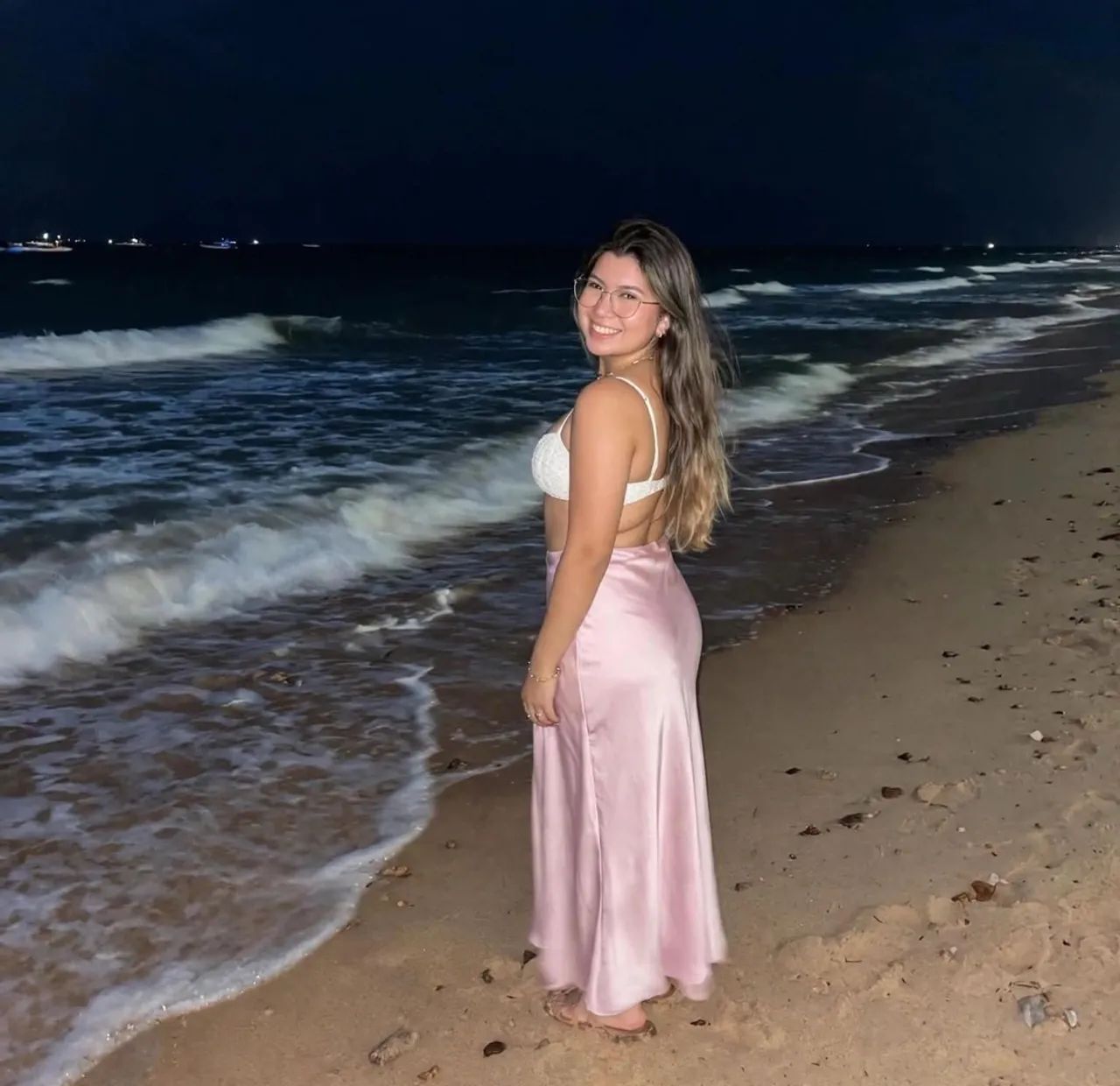 Saia de cetim