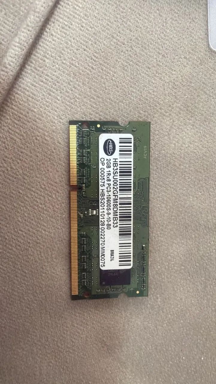 ? Memória RAM Notebook DDR3 - 6GB (4GB + 2GB) - Funcionando - Foto 4