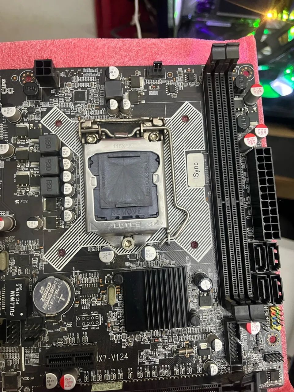 Placa mãe 1155 em perfeito estado. - Foto 3
