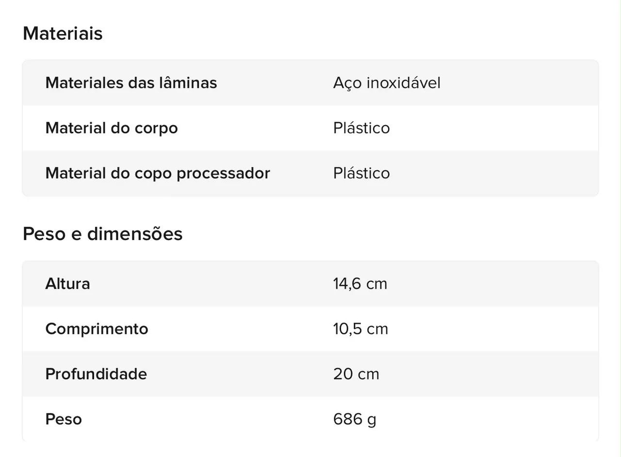 Mini processador  - Foto 5
