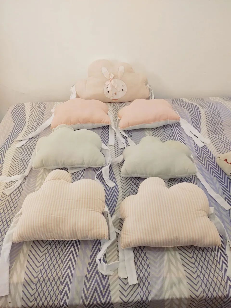 KIT DE ALMOFADAS PROTETORAS PARA BERÇO - Foto 2