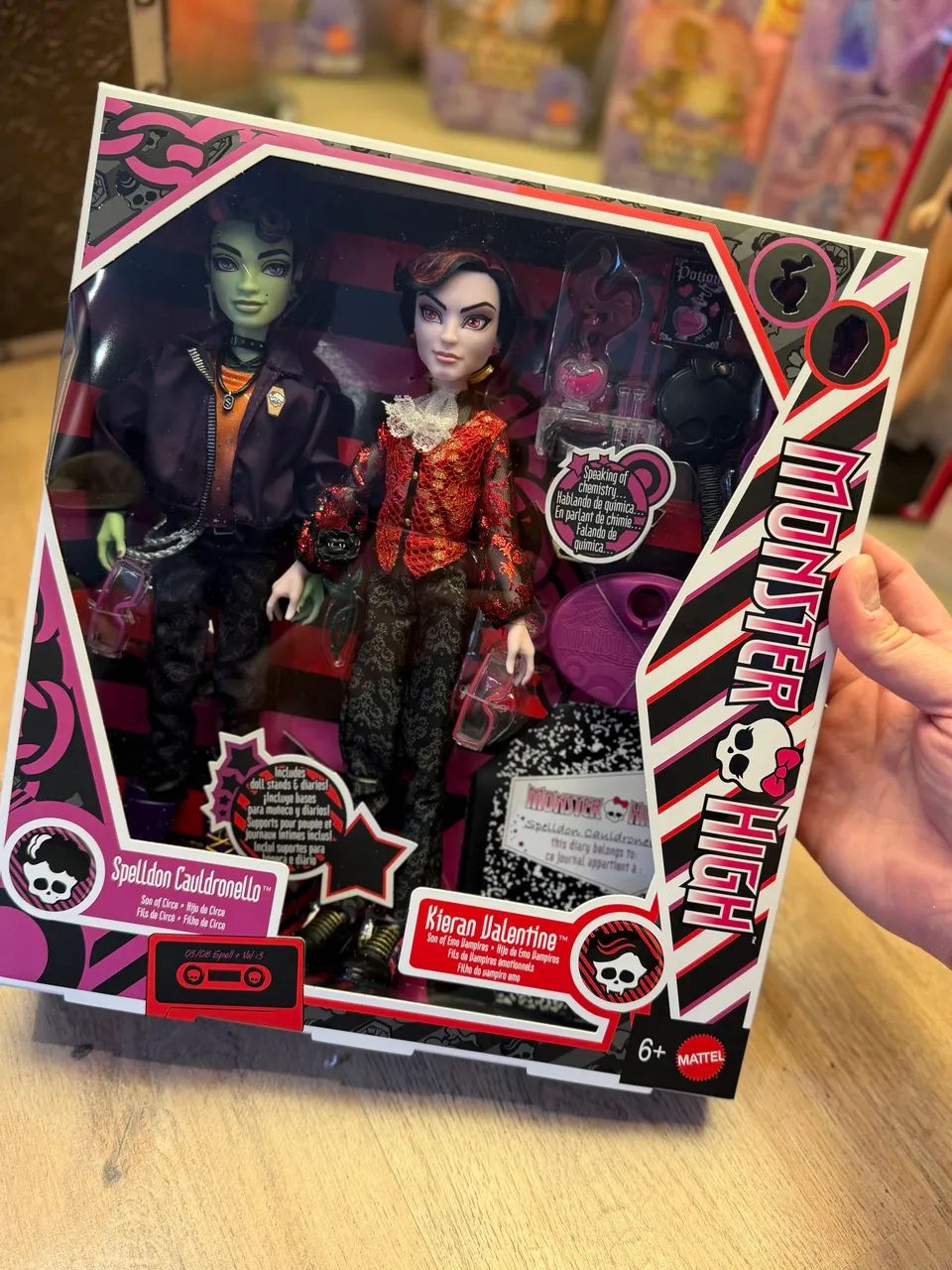 Monster high kieran valentine e spelldon cauldronello - Foto 2