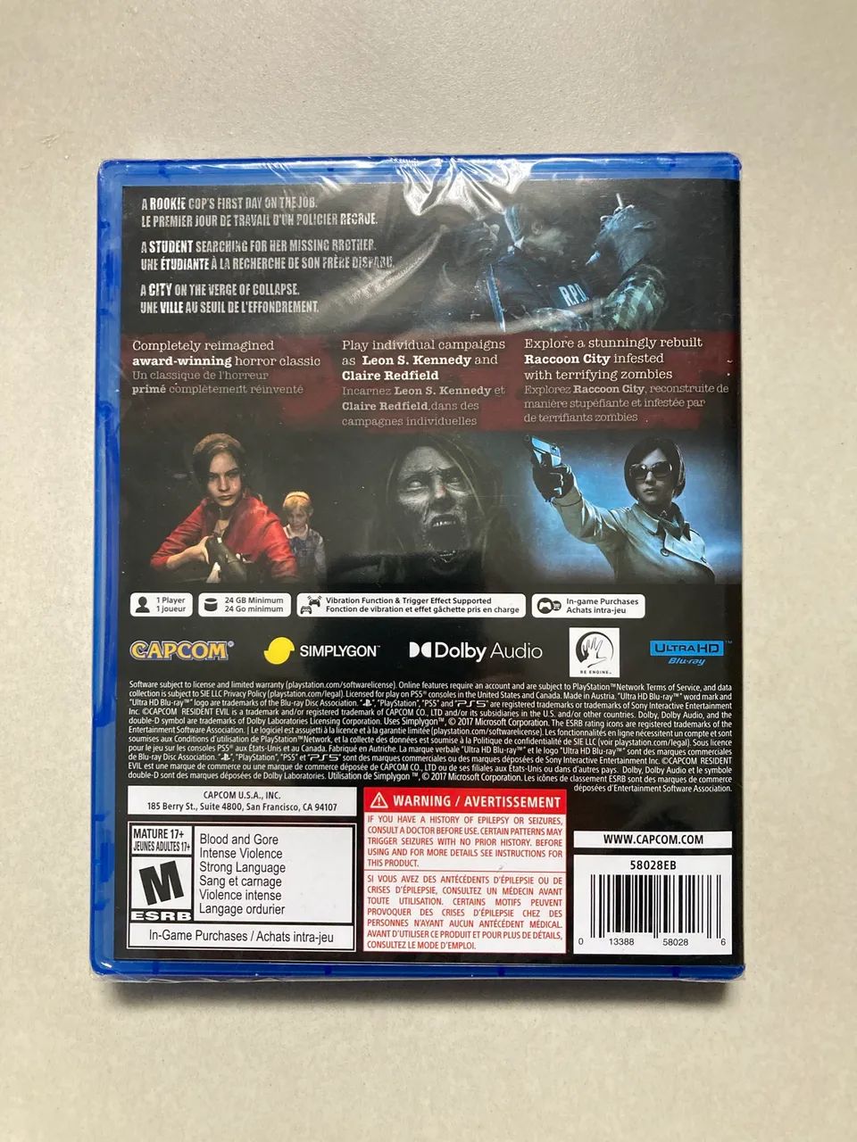 Resident Evil 2 Ps5 Lacrado - Foto 2