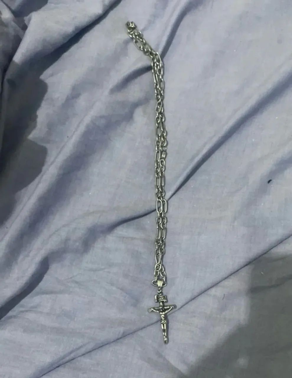 Corrente de aço com pingente de aço 