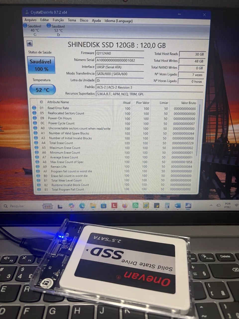 SSD 120gb com Windows  - Foto 3