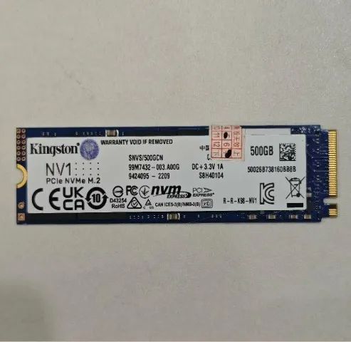 Nvme Nv1 M2 2280 500gb - Kingston - Estado de Novo