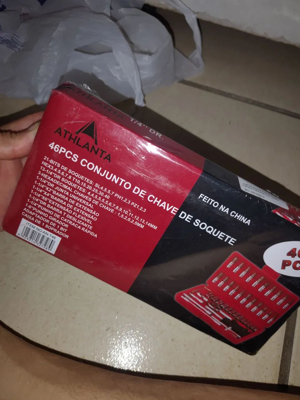 Kit completo 46 peças chave catraca - Foto 3