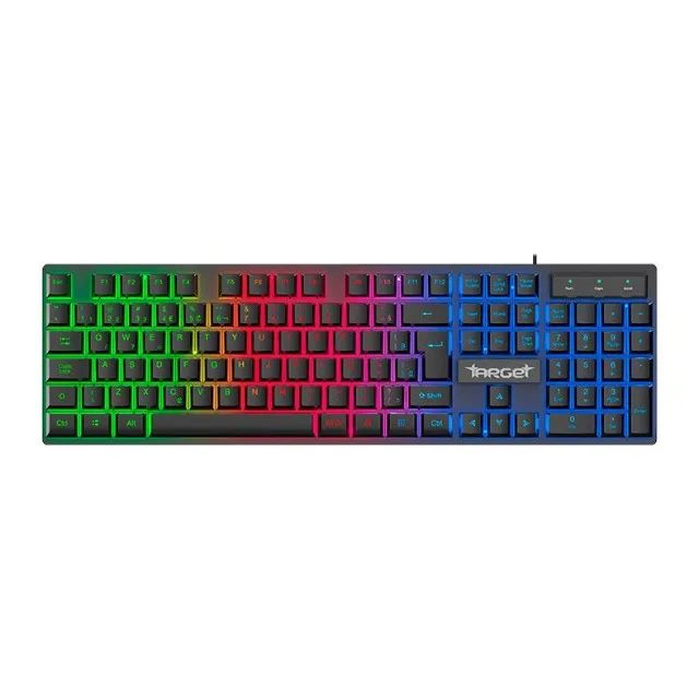 ? COMBO GAMER TGT FAL RAINBOW - TECLADO + MOUSE + MOUSEPAD - Foto 3