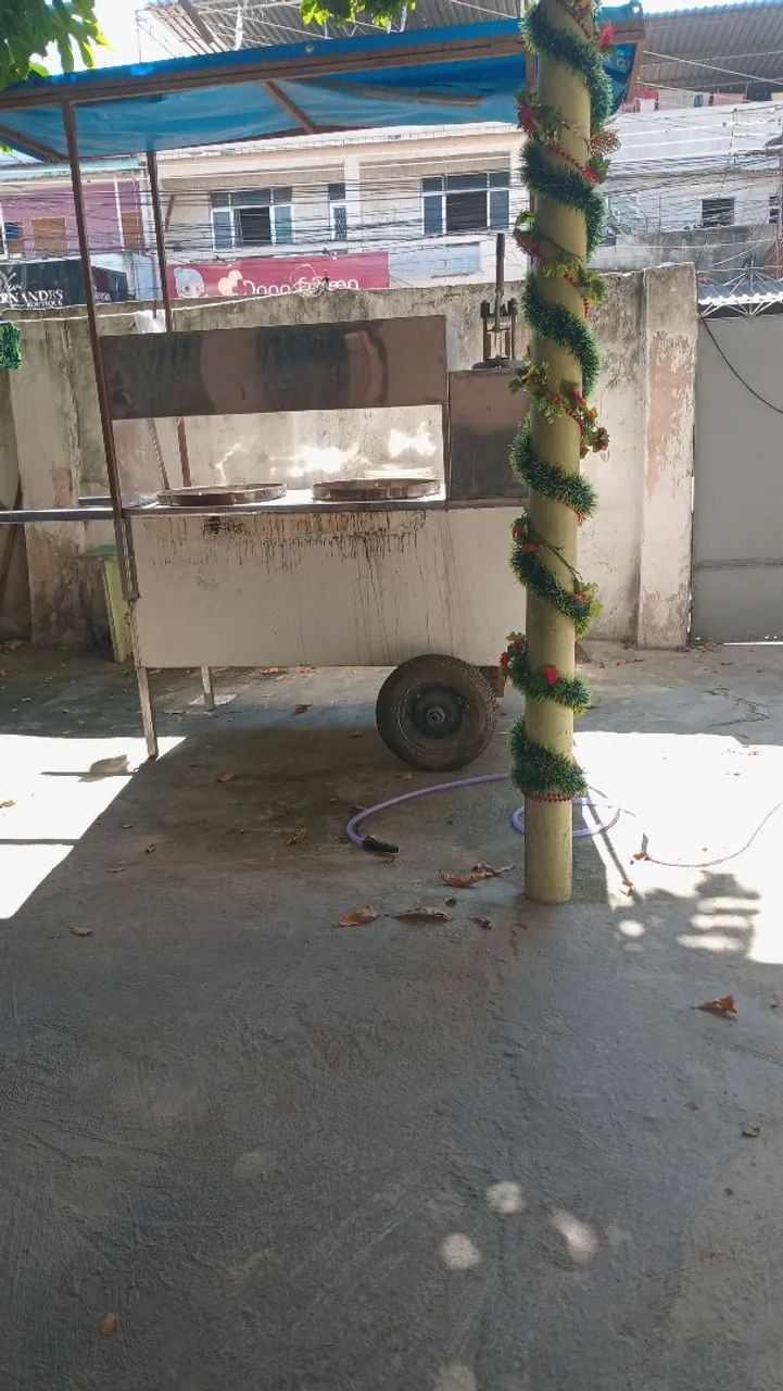 Carrinho de batata semi novo  - Foto 4
