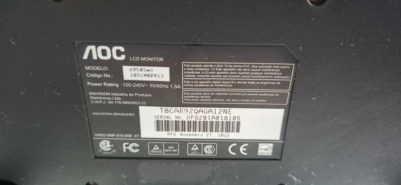 Monitor 18,5 Aoc - Foto 2