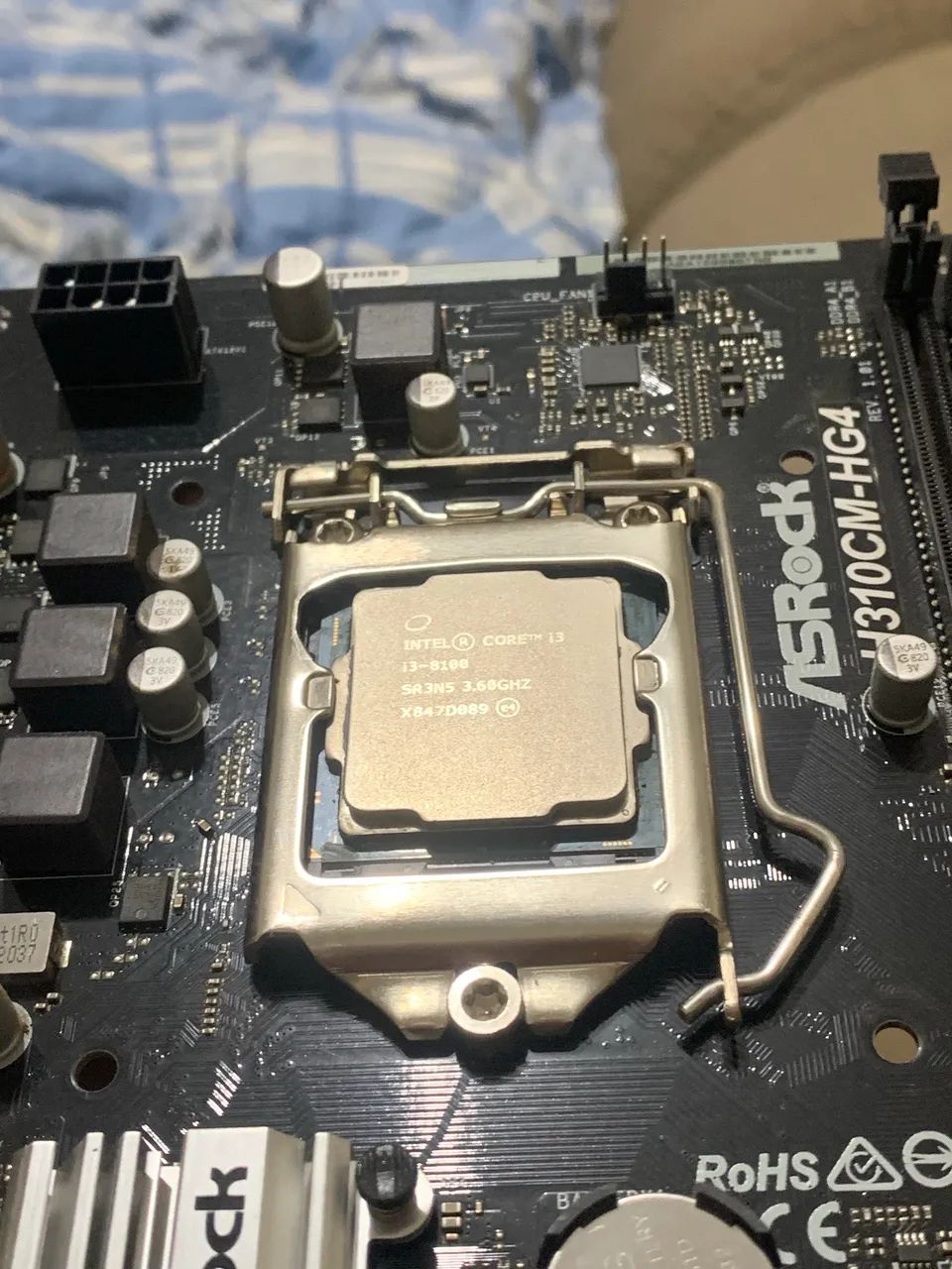 kit placa mãe e processador (i3-8100) - Foto 5