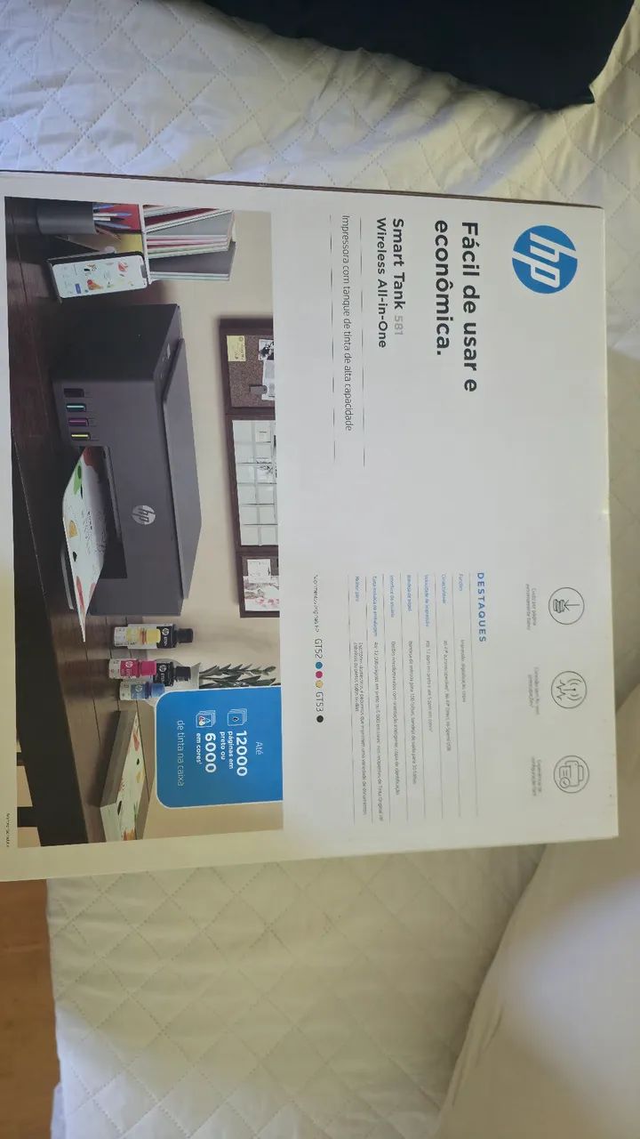 Impressora HP 581 lacrada