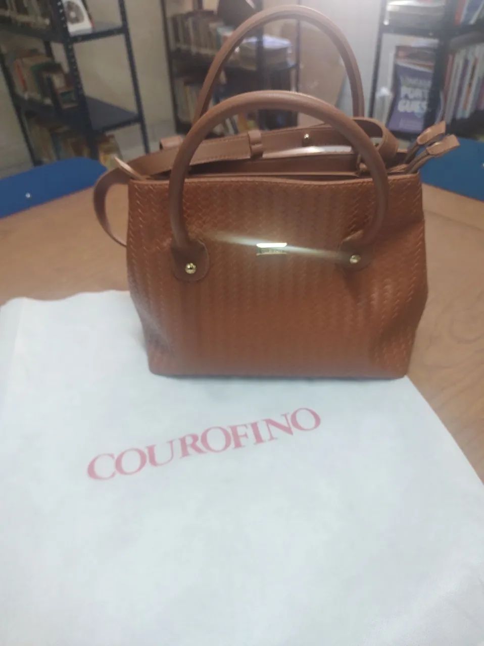 Bolsa couro fino