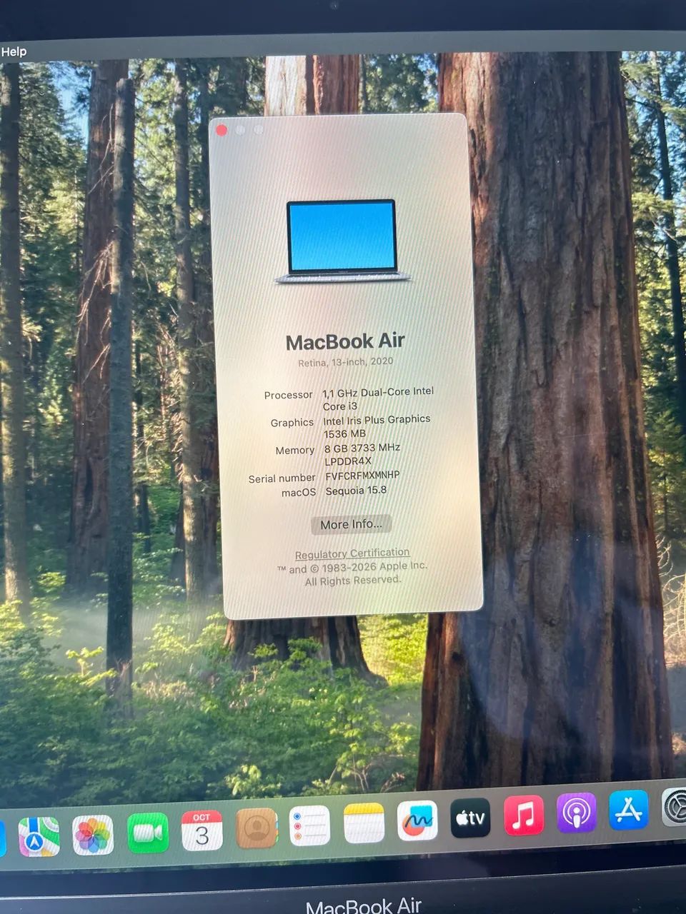 MacBook Air 13 ano 2020 com SSD e 8gb ram - Foto 3