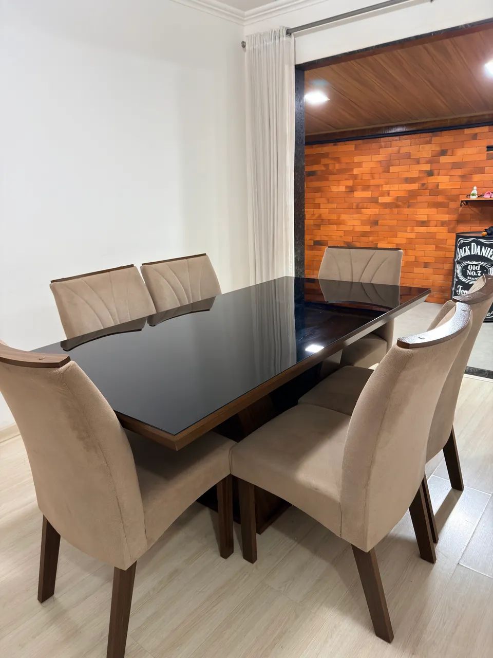 Mesa jantar com 6 cadeiras - Foto 2