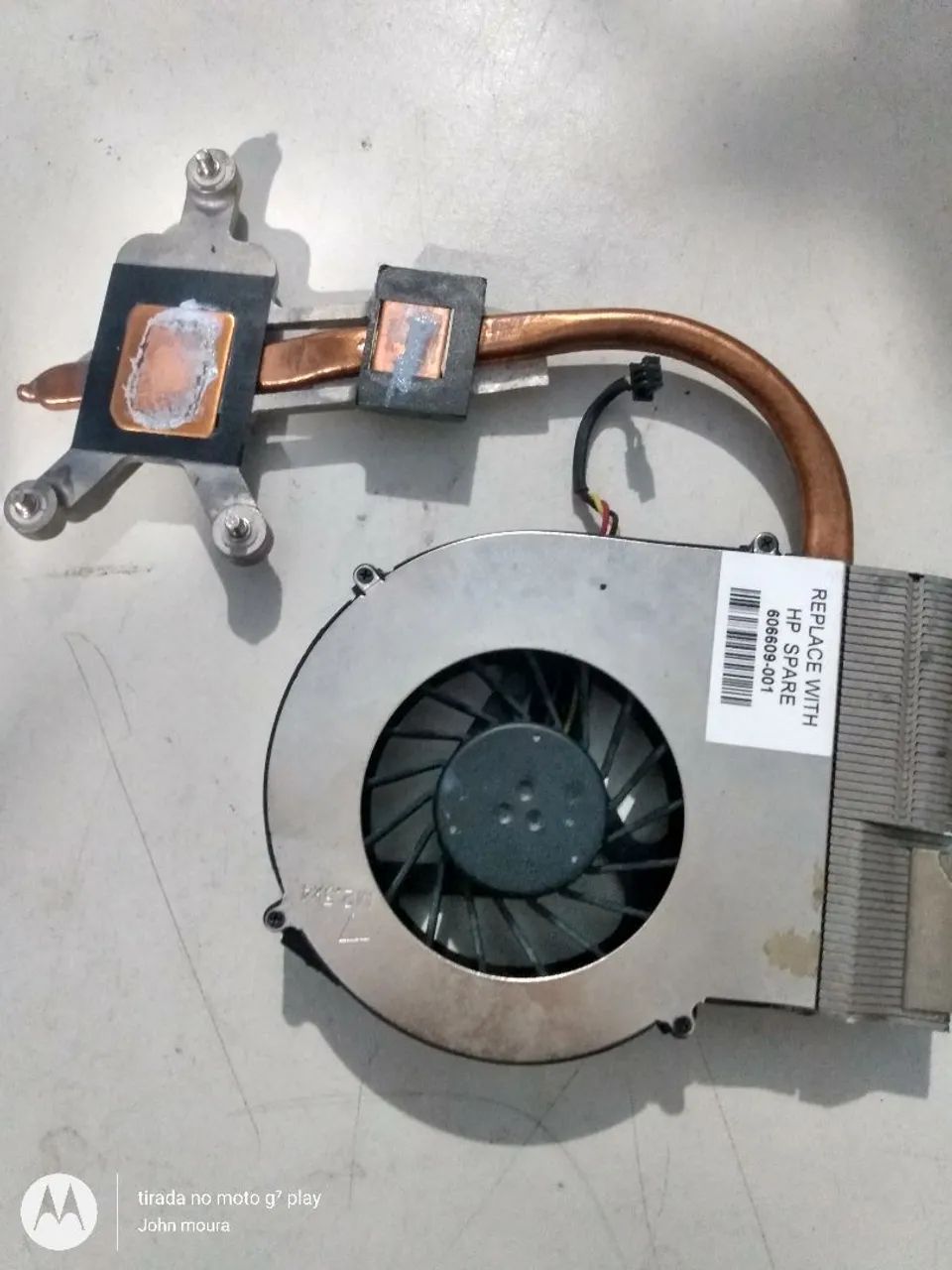 COOLER com dissipador Hp g42  - Foto 2