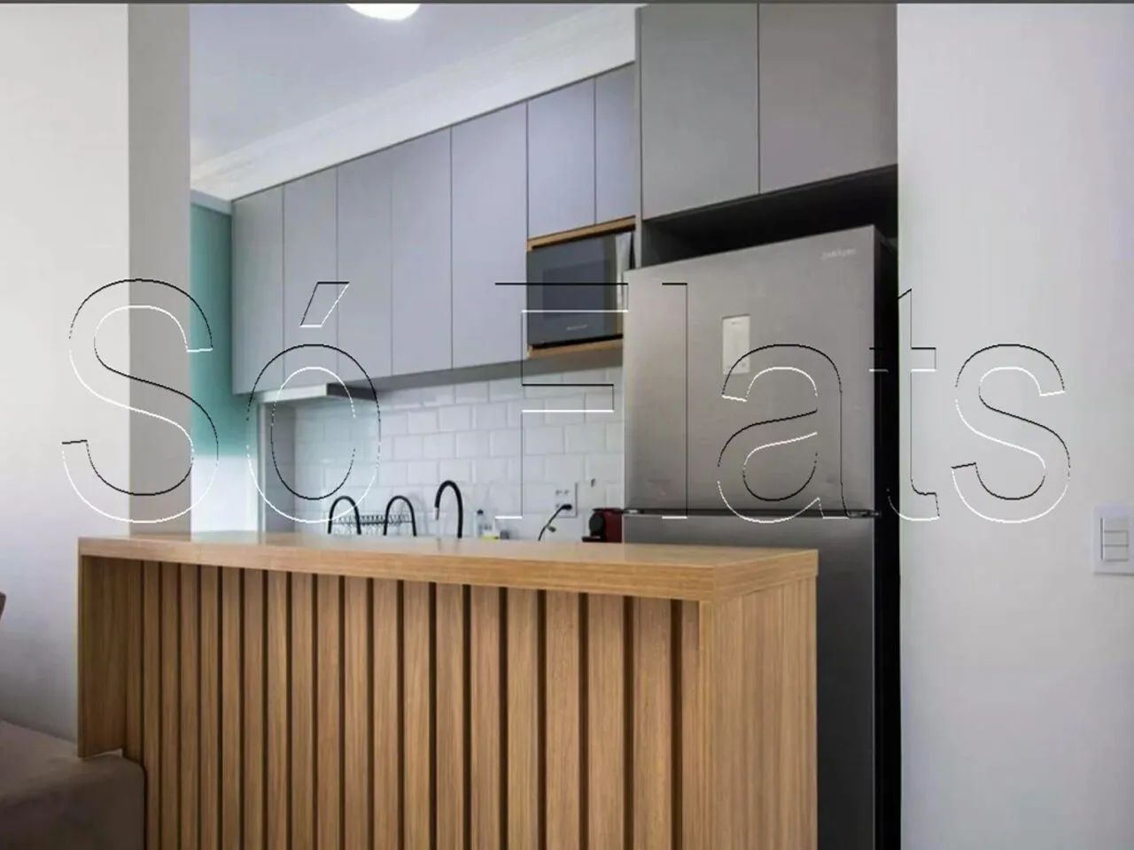 Apartamento mobiliado 2 dormitórios com suíte e vaga no Morumbi - Foto 3