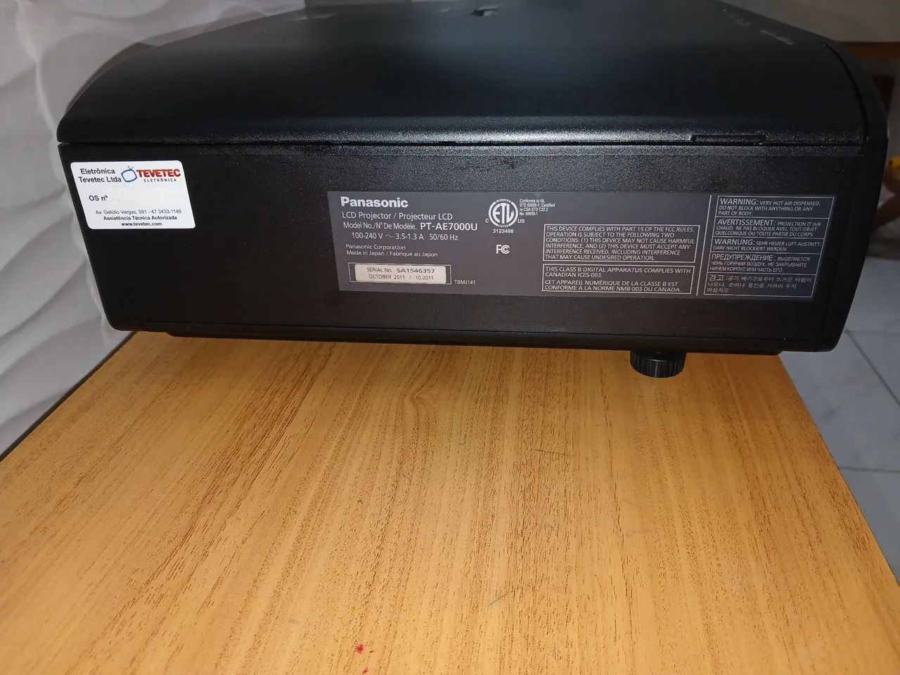 PROJETOR PANASONIC FULL HD - Foto 4