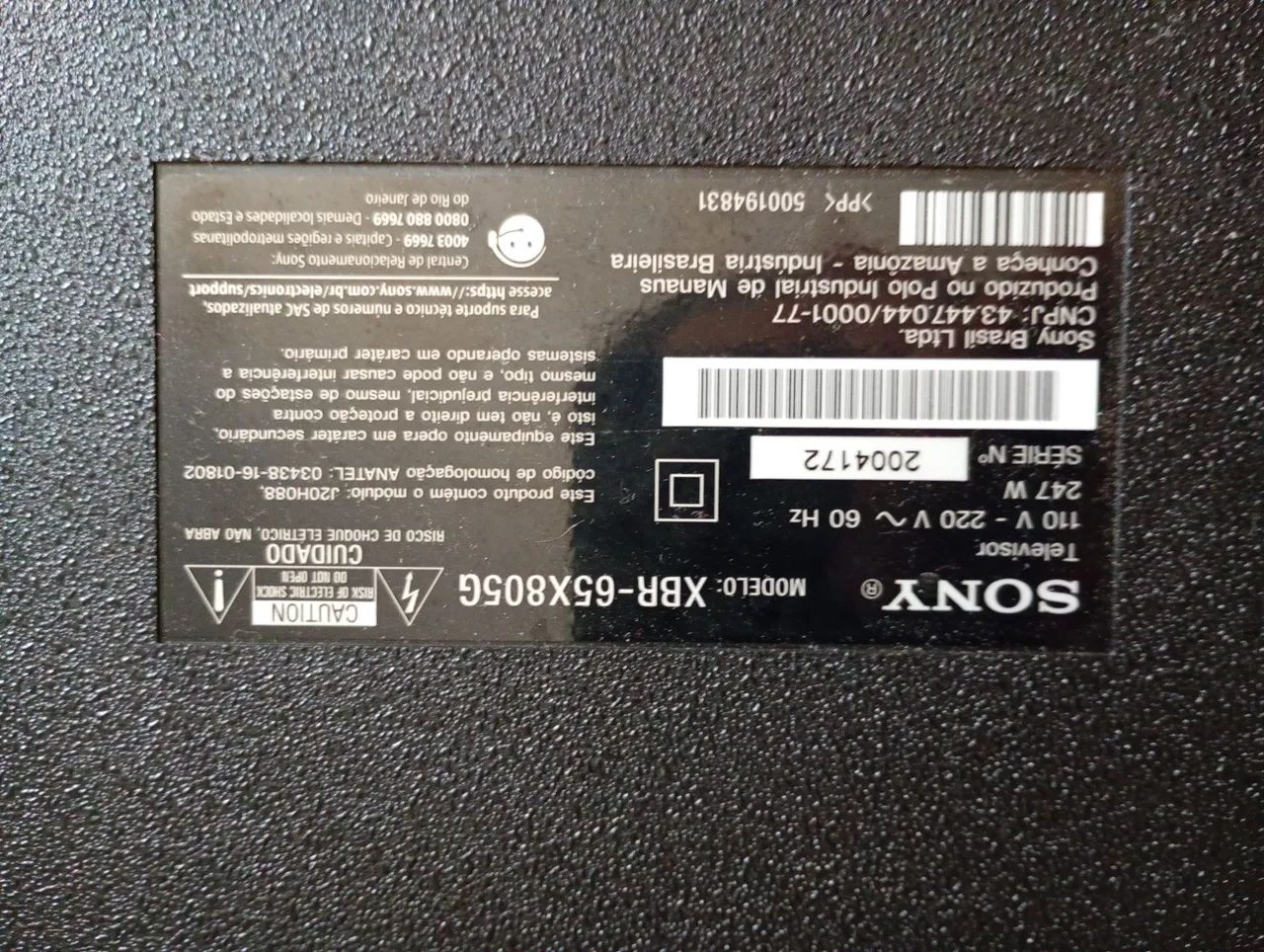 Tv Sony 65 polegadas 4k esmrt  - Foto 5