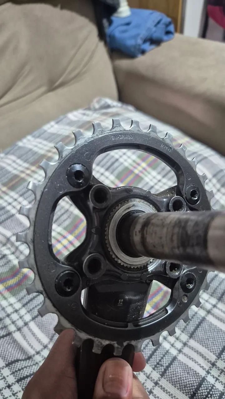 Pé de vela XT e pedal Shimano - Foto 4
