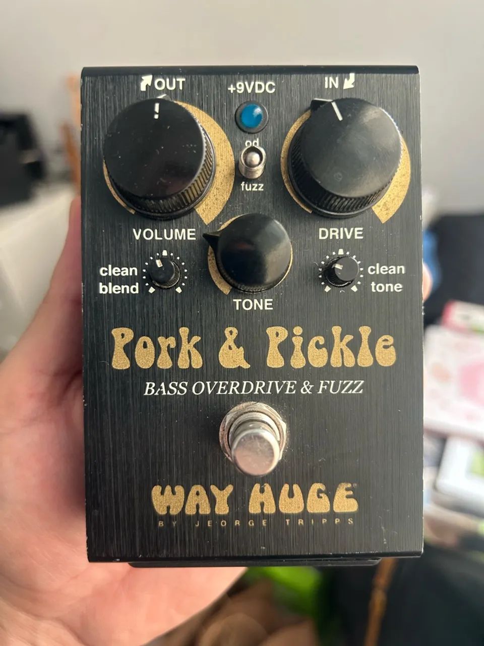 Pedal Way Huge Pork n Pickle Drive e Fuzz - Instrumentos musicais