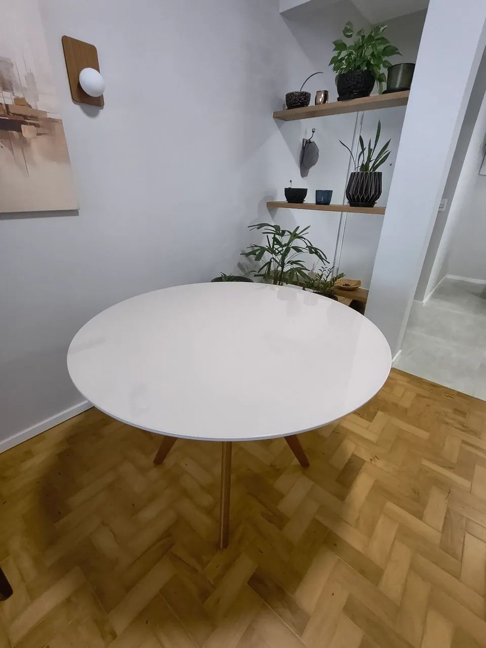 Mesa de jantar 4 lugares, semi nova. - Foto 3