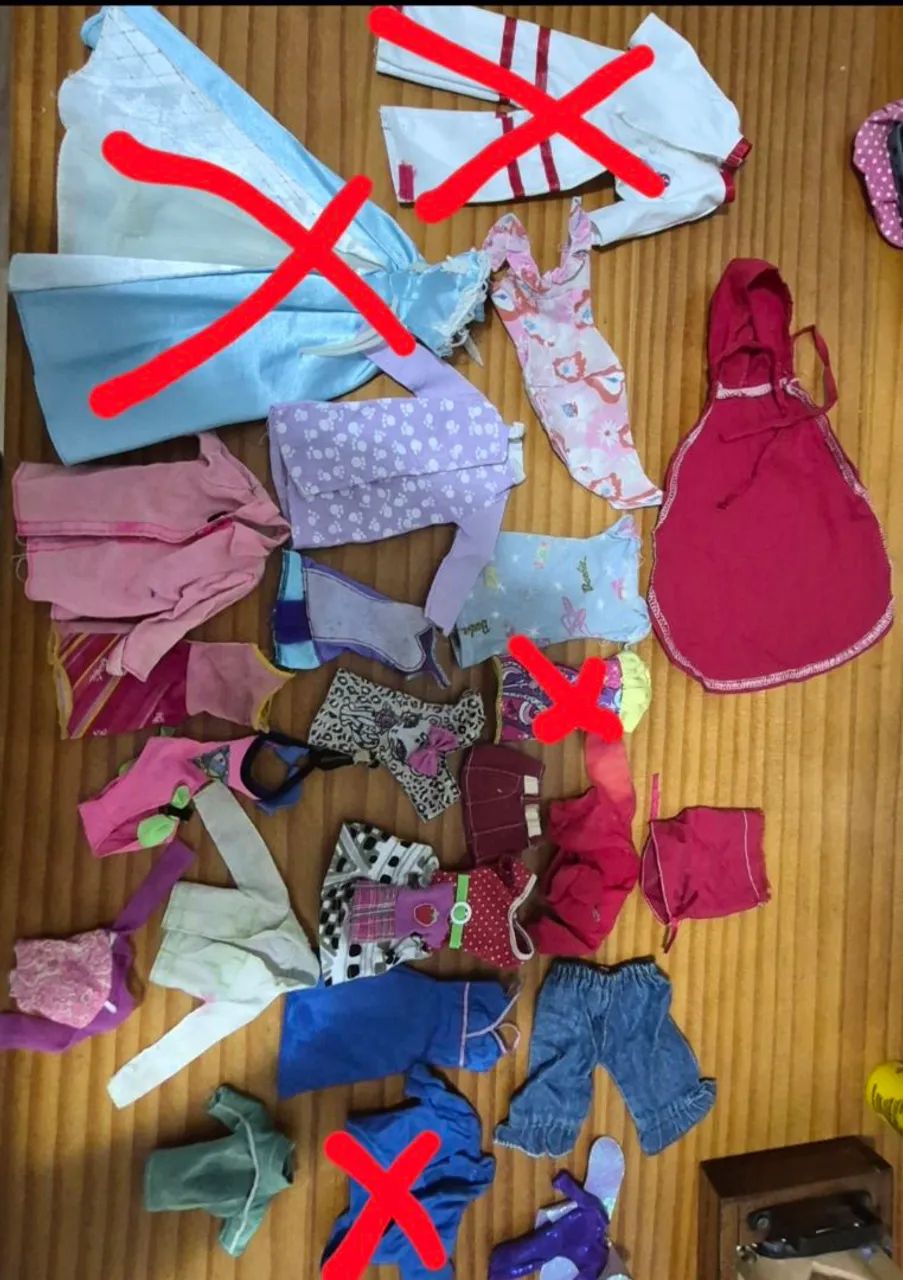 Roupas Barbie Preço de Unidade 