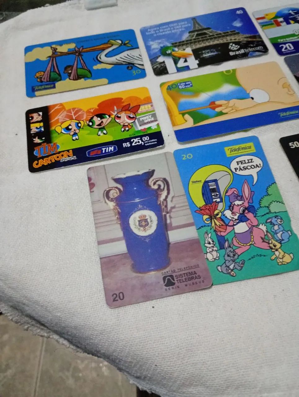 Cartão telefônico natal páscoa e de desenhos - Foto 2
