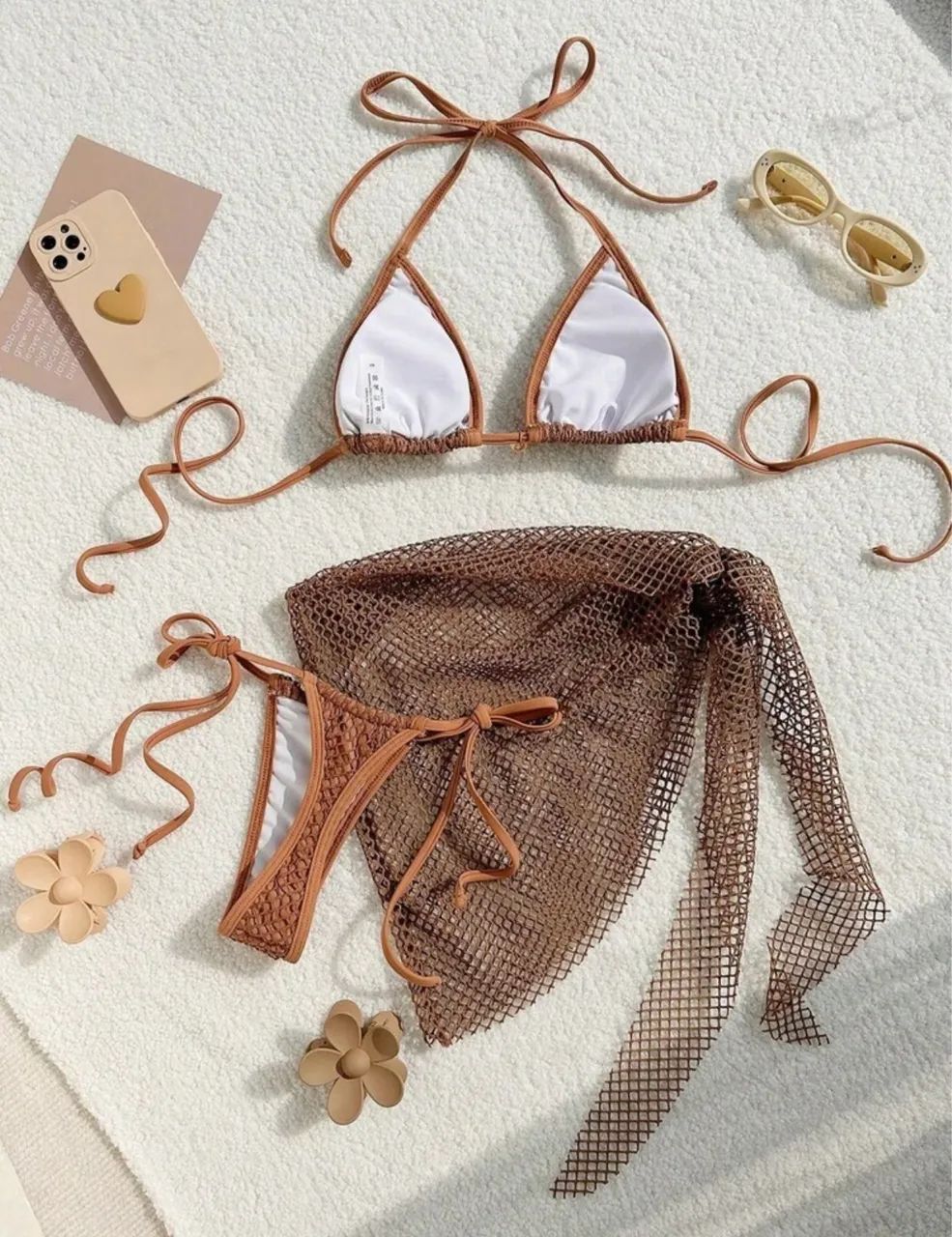 Lindo conjunto de biquíni e saia de banho - Foto 2