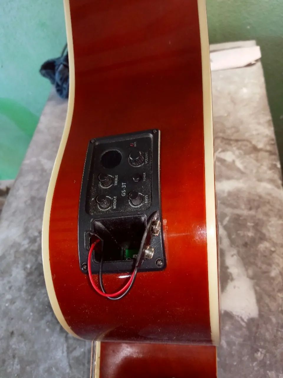 Violão Giannini aço elétrico.