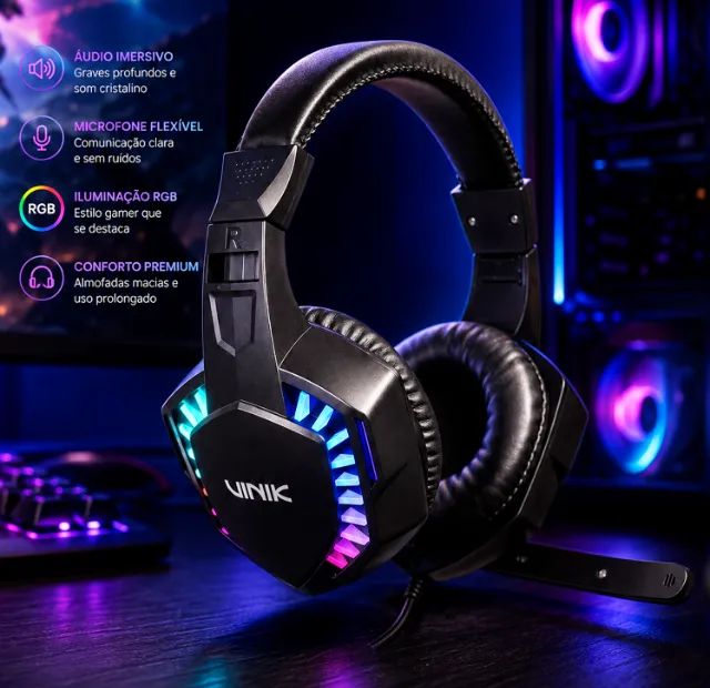 HEADSET VINIK GUARDIAN BLACK
