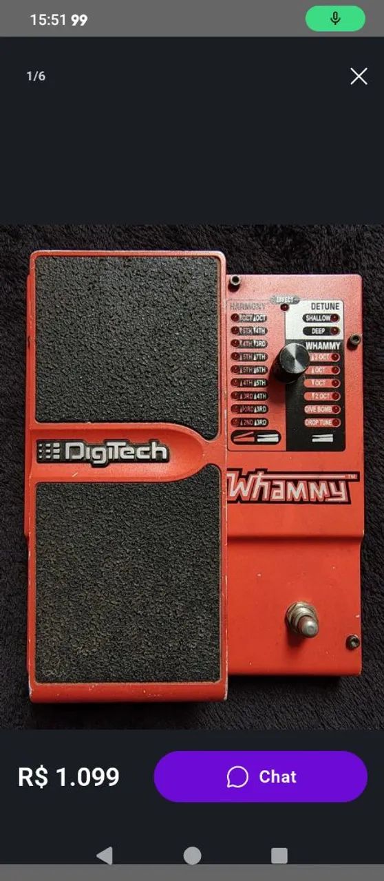 Pedal whammy digitech 