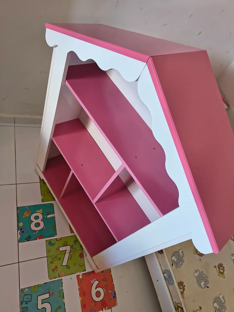 Cama castelo + estante + colchão  - Foto 2