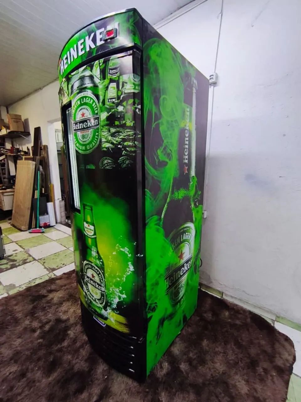 Cervejeira com Filete Vidro - Usada  - Foto 3