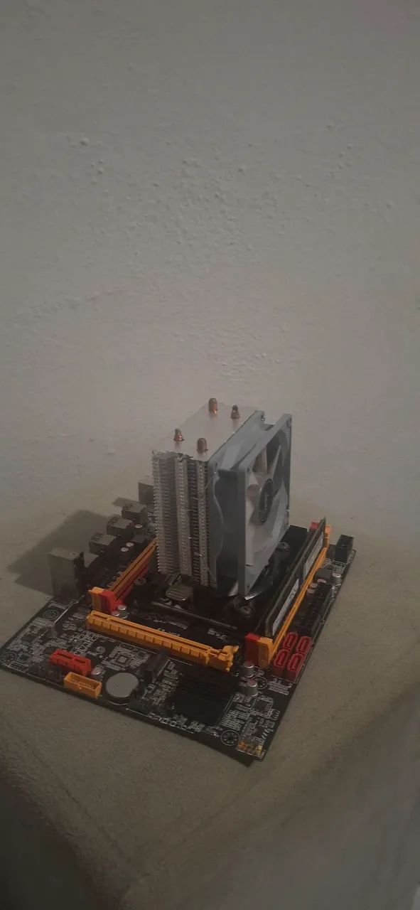 kit xeon + fonte + memoria e air coller