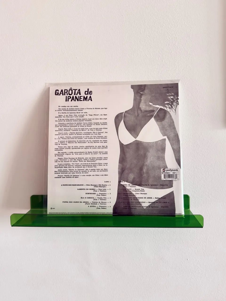 Vinil Garota de Ipanema - Trilha Sonora  - Foto 2